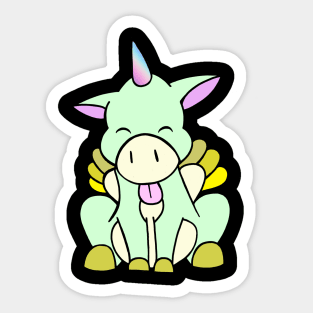 Pastel Minty Unipony Sticker